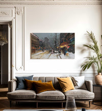 Porte Saint Denis Paris By Eugene Galien Laloue Fine Art Print