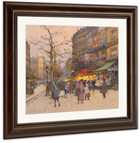 Porte Saint Martin By Eugene Galien Laloue Fine Art Print