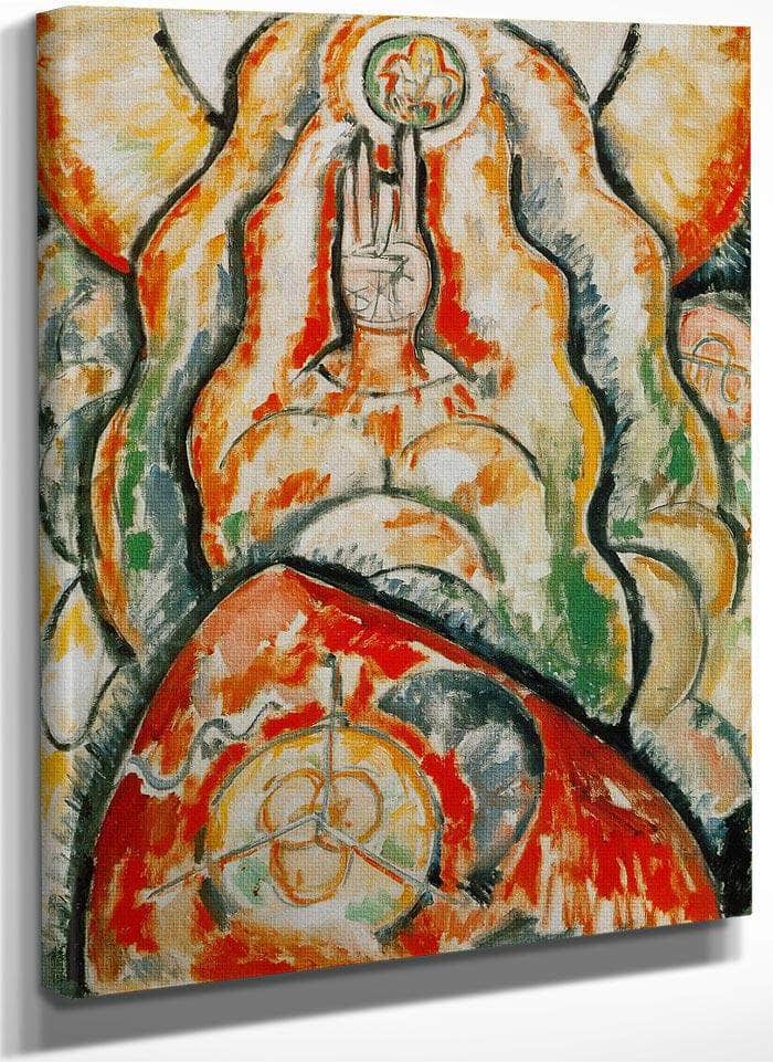 Portrait Arrangement No 2 By Marsden Hartley Fine Art Print