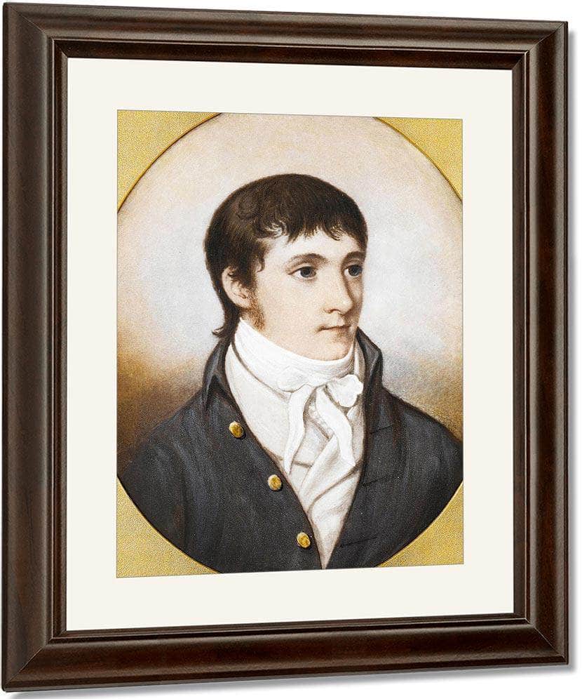 Portrait By Messrs Blomfield Of Hastings After A Miniatur By William Henry Walker Fine Art Print