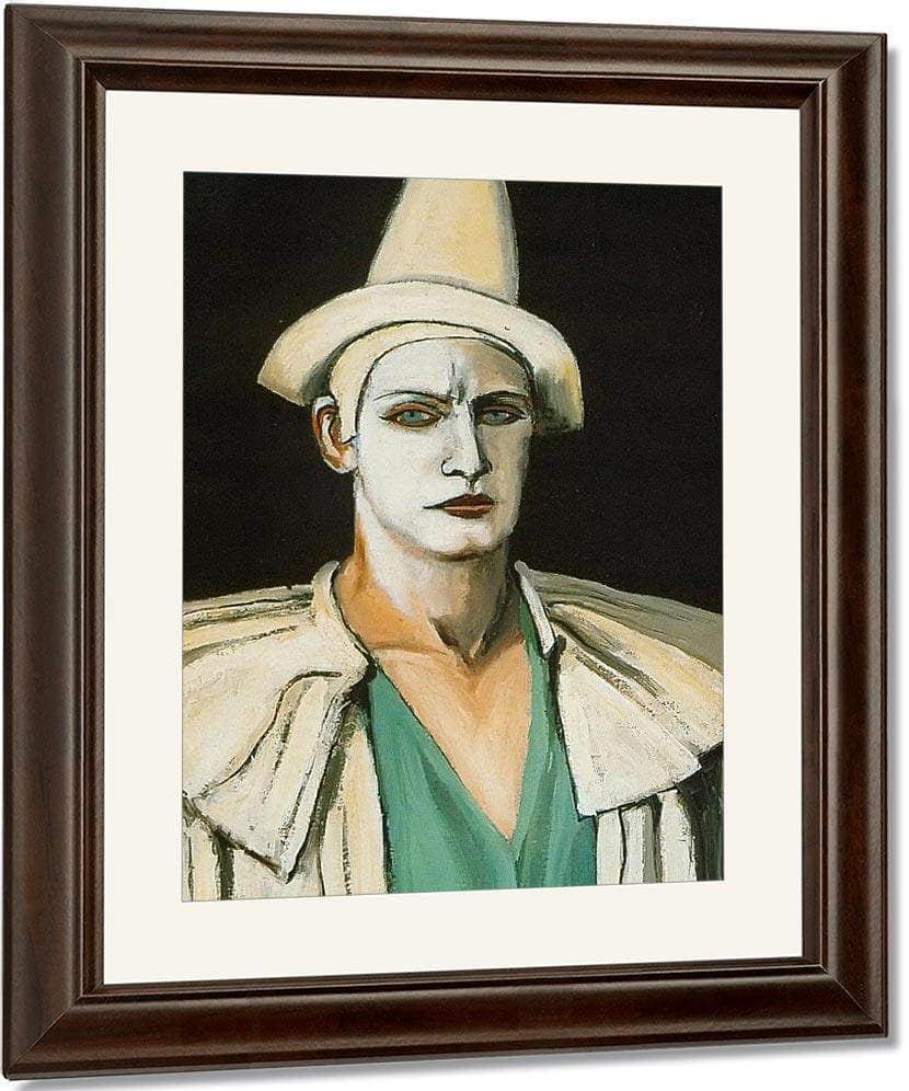 Portrait By Walt Kuhn Fine Art Print