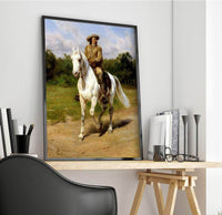 Portrait De Colonel William F. Cody Painting Rosa Bonheur Canvas Art Fine Art Print