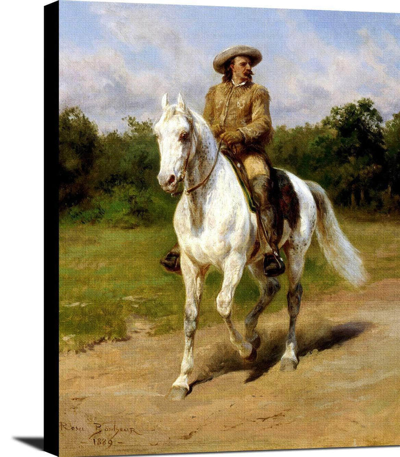 Portrait De Colonel William F. Cody Painting Rosa Bonheur Canvas Art Fine Art Print
