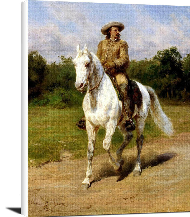 Portrait De Colonel William F. Cody Painting Rosa Bonheur Canvas Art Fine Art Print