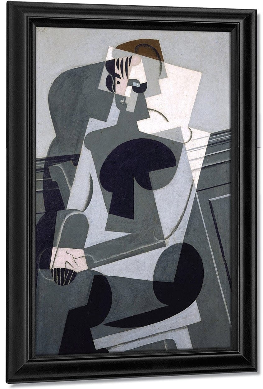 Portrait De Madame Josette Gris (Portrait Of Josette Gris)  2 By Juan Gris Fine Art Print