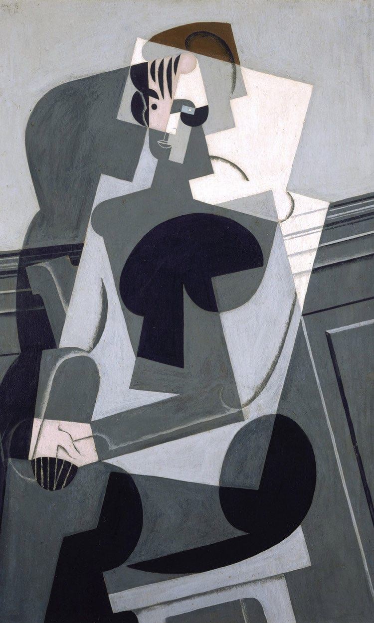 Portrait De Madame Josette Gris (Portrait Of Josette Gris)  2 By Juan Gris Fine Art Print