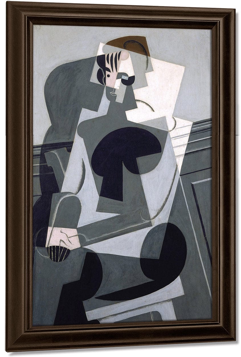 Portrait De Madame Josette Gris (Portrait Of Josette Gris)  2 By Juan Gris Fine Art Print
