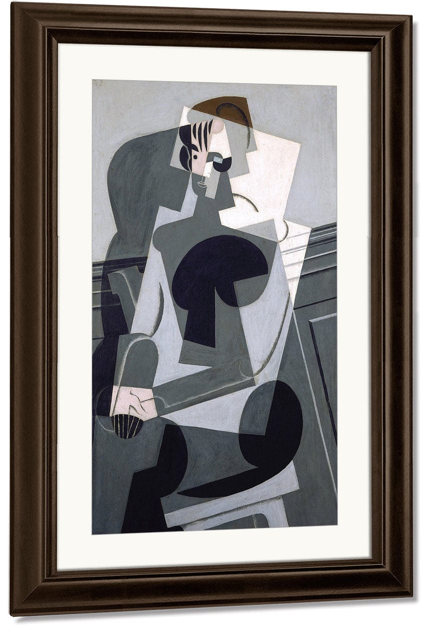 Portrait De Madame Josette Gris (Portrait Of Josette Gris)  2 By Juan Gris Fine Art Print