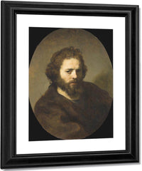 Portrait Of A Bearded Man By Rembrandt Fine Art Print