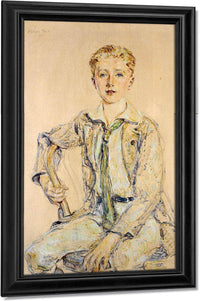 Portrait Of A Boy, 1920 By Robert Reid Fine Art Print