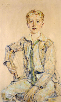 Portrait Of A Boy, 1920 By Robert Reid Fine Art Print