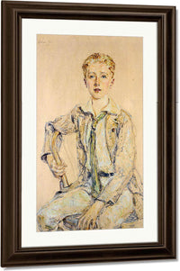 Portrait Of A Boy, 1920 By Robert Reid Fine Art Print