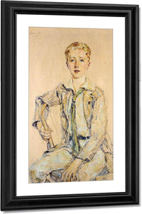 Portrait Of A Boy, 1920 By Robert Reid Fine Art Print