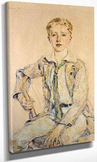 Portrait Of A Boy, 1920 By Robert Reid Fine Art Print