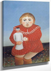 Portrait Of A Child About 1905 By Henri Rousseau Fine Art Print