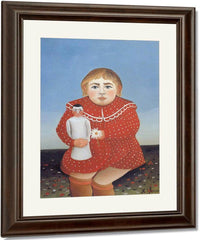 Portrait Of A Child About 1905 By Henri Rousseau Fine Art Print