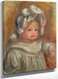 Portrait Of A Child By Pierre Auguste Renoir Fine Art Print