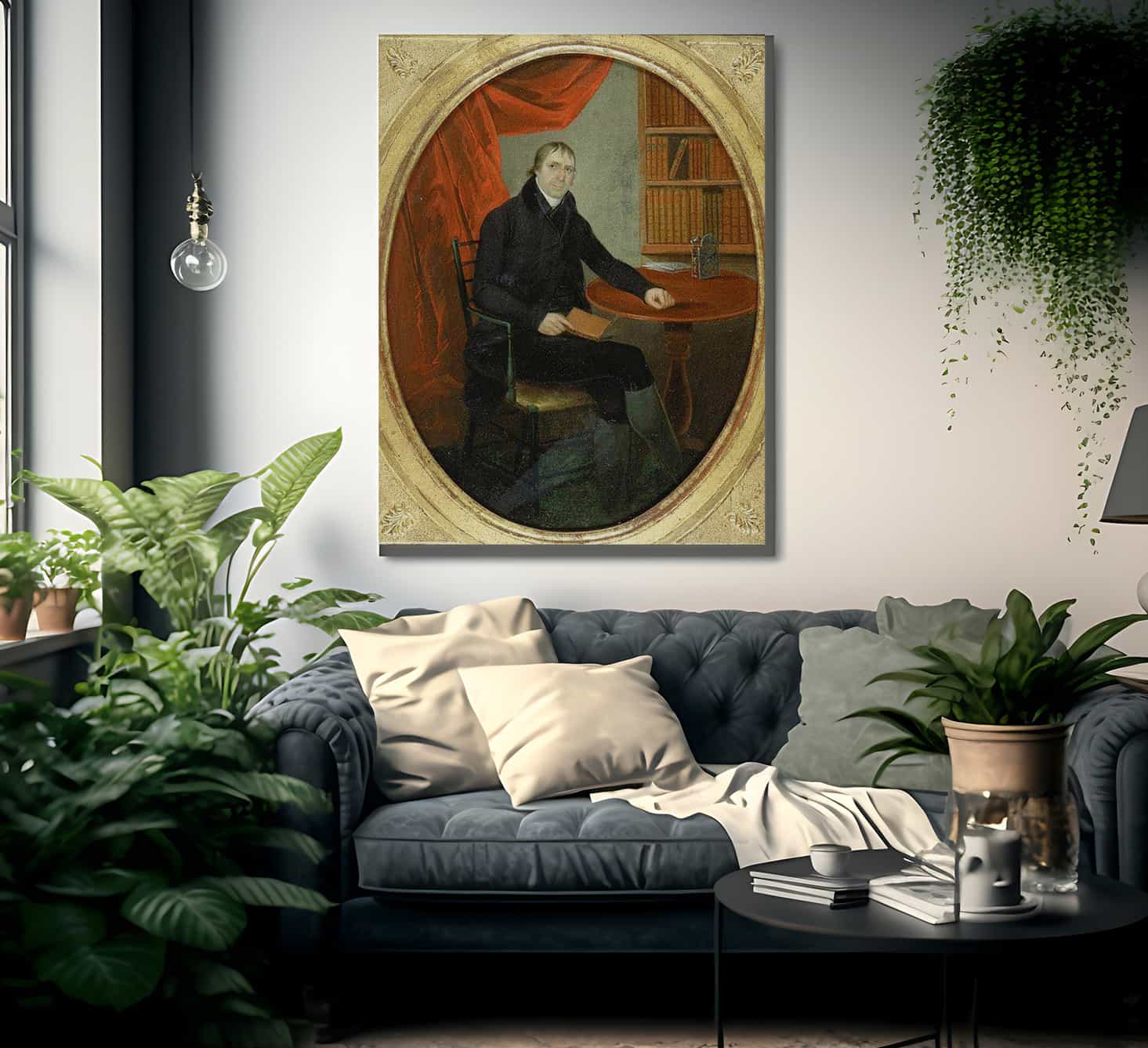 Portrait Of A Connecticut Clockmaker By Ralph Earl Fine Art Print