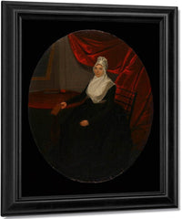 Portrait Of A Connecticut Clockmakers Wife By Ralph Earl Fine Art Print