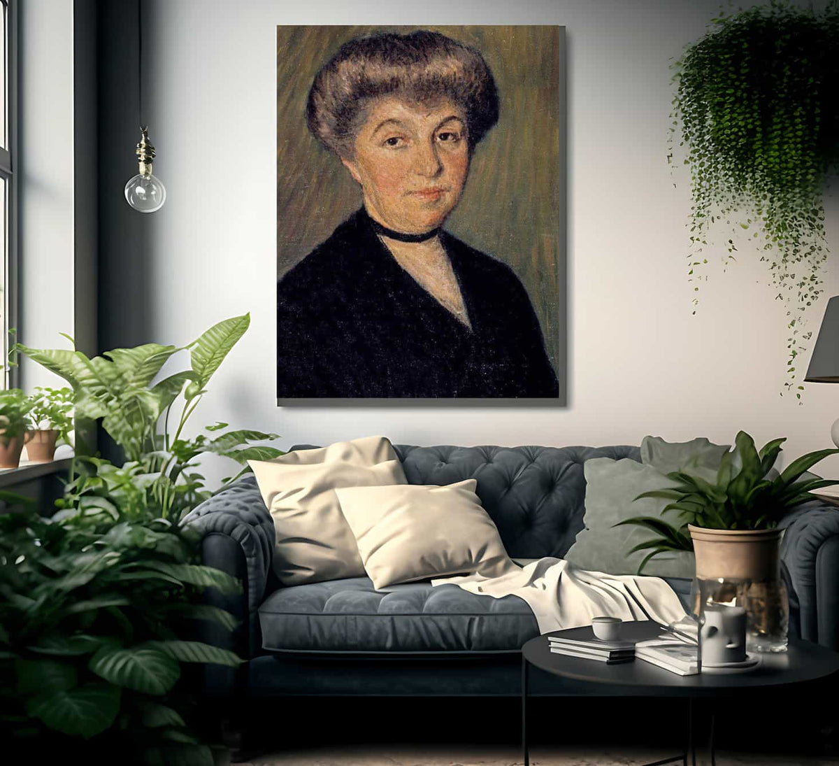 Portrait Of A Friend By Cassatt Mary Fine Art Print