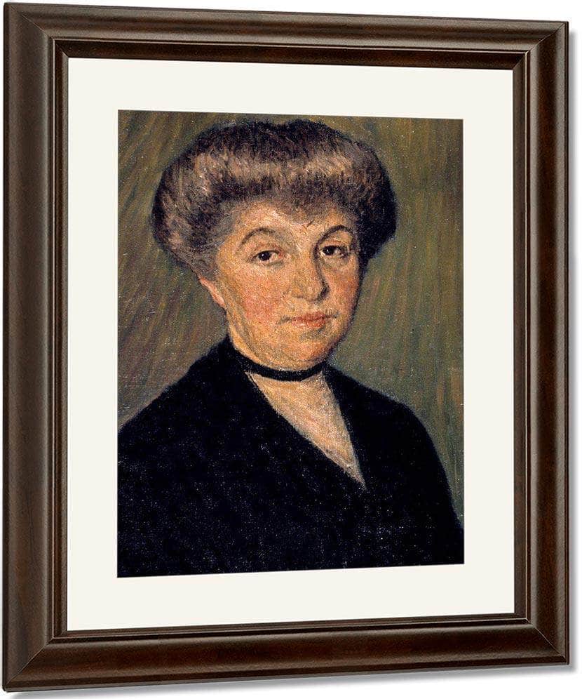 Portrait Of A Friend By Cassatt Mary Fine Art Print