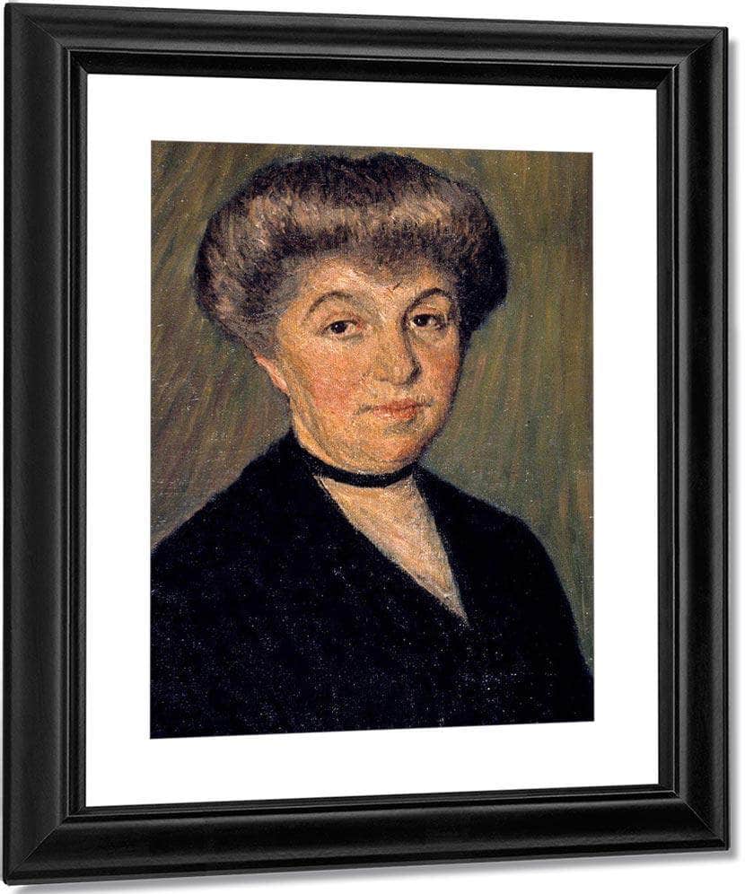 Portrait Of A Friend By Cassatt Mary Fine Art Print