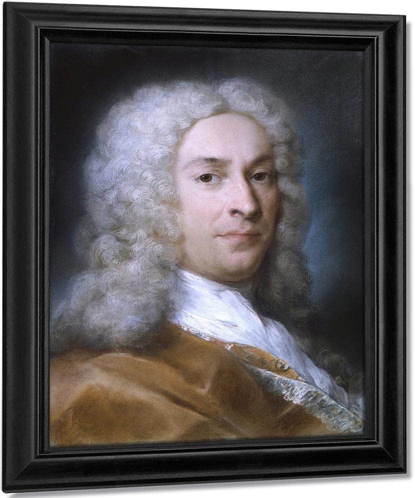 Portrait Of A Gentleman 1740 By Rosalba Carriera Fine Art Print