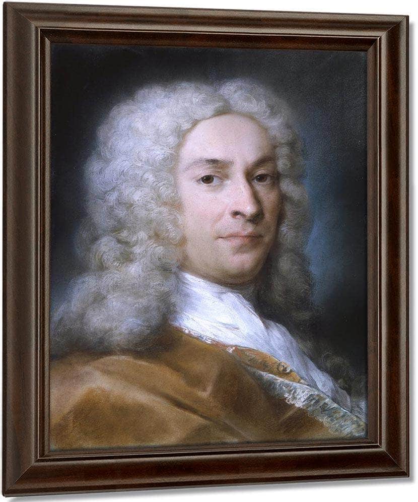 Portrait Of A Gentleman 1740 By Rosalba Carriera Fine Art Print