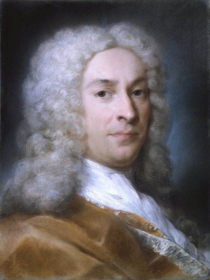 Portrait Of A Gentleman 1740 By Rosalba Carriera Fine Art Print