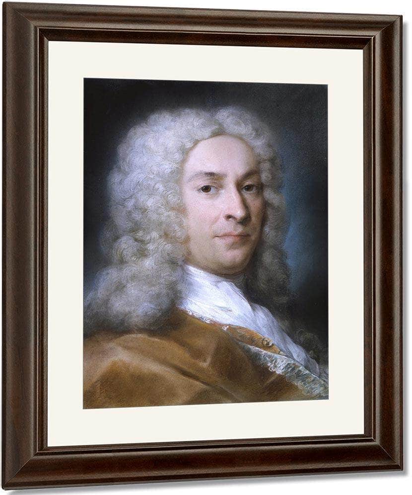 Portrait Of A Gentleman 1740 By Rosalba Carriera Fine Art Print