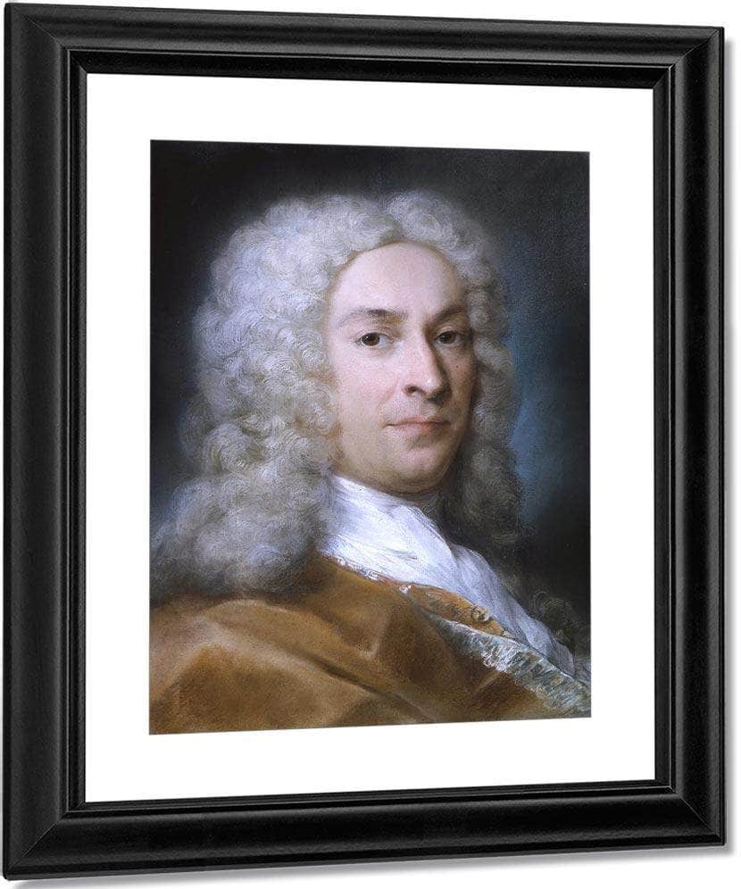 Portrait Of A Gentleman 1740 By Rosalba Carriera Fine Art Print