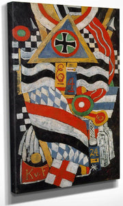 Portrait Of A German Officer By Marsden Hartley Fine Art Print