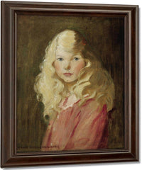 Portrait Of A Girl By Jessie Willcox Smith Fine Art Print