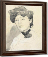 Portrait Of A Lady 1910 By Gwendolen Mary John Fine Art Print