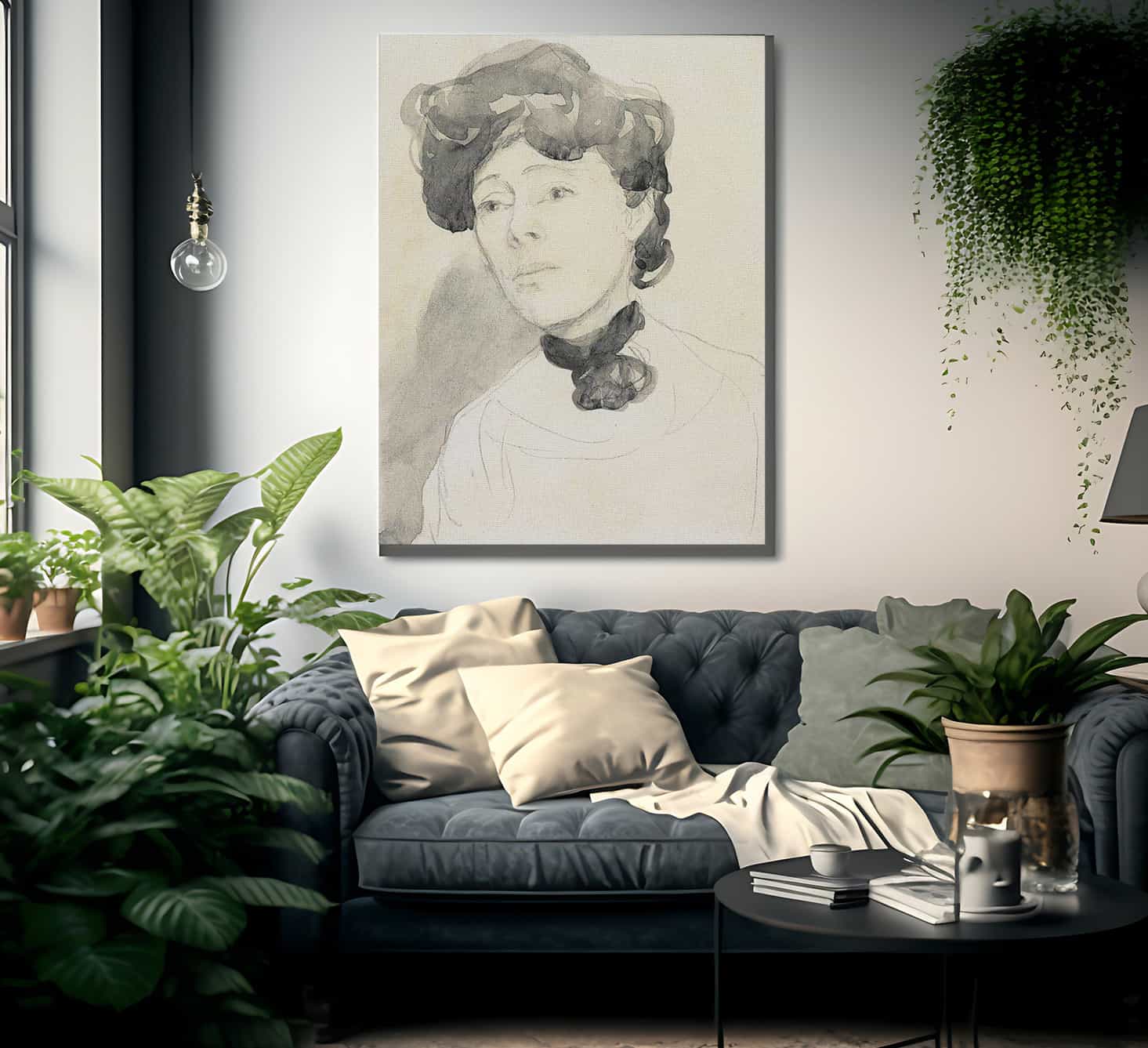 Portrait Of A Lady 1910 By Gwendolen Mary John Fine Art Print