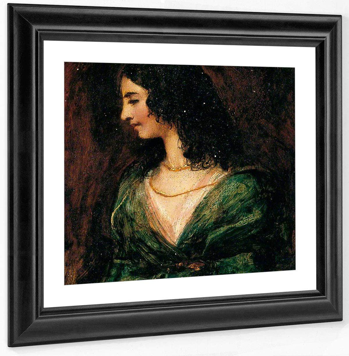 Portrait Of A Lady By William Etty Fine Art Print