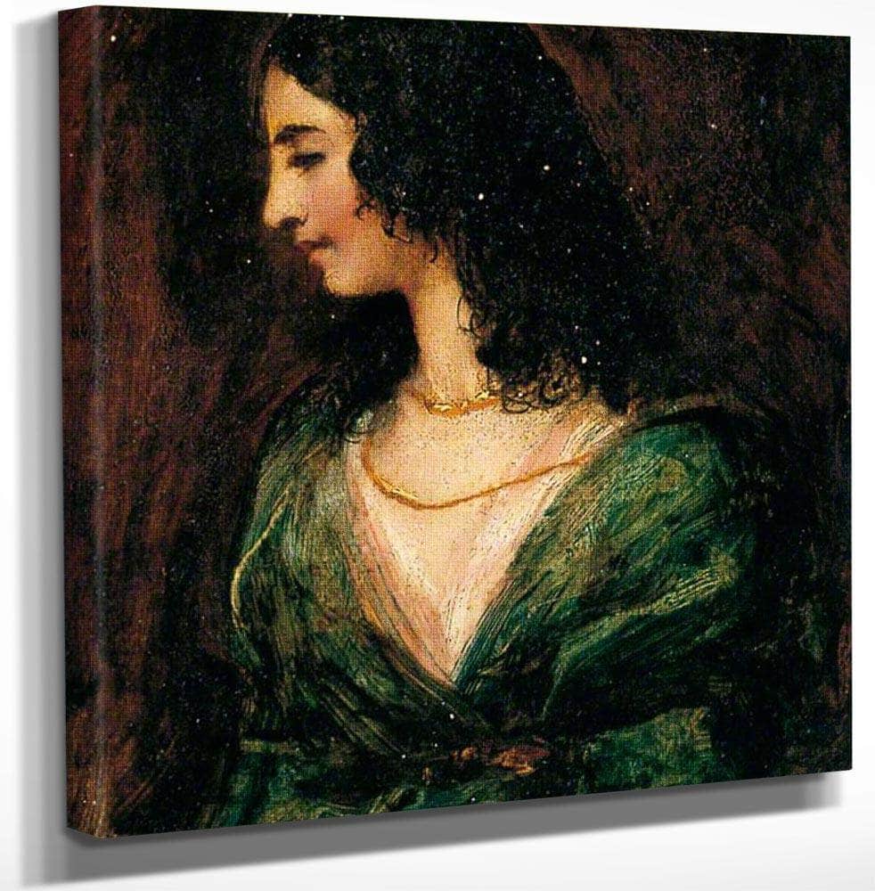 Portrait Of A Lady By William Etty Fine Art Print