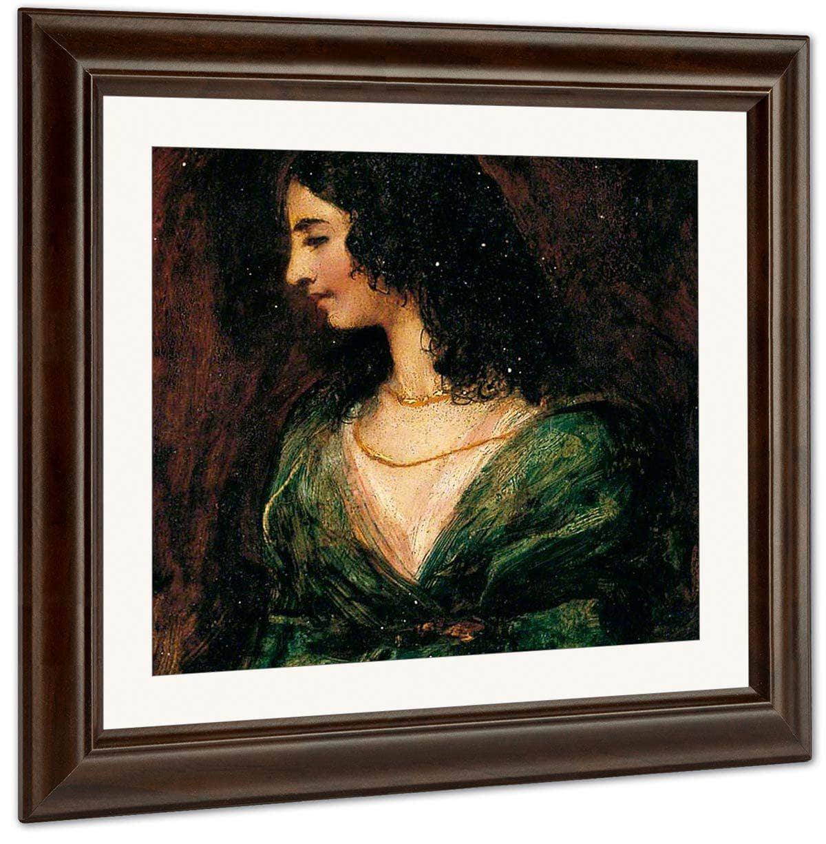 Portrait Of A Lady By William Etty Fine Art Print