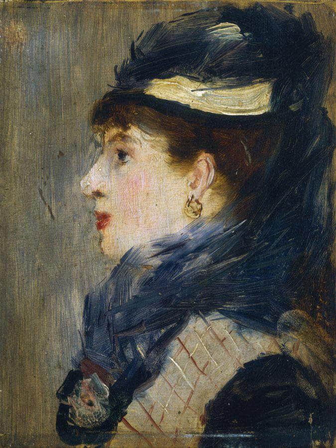 Portrait Of A Lady Edouard Manet Fine Art Print