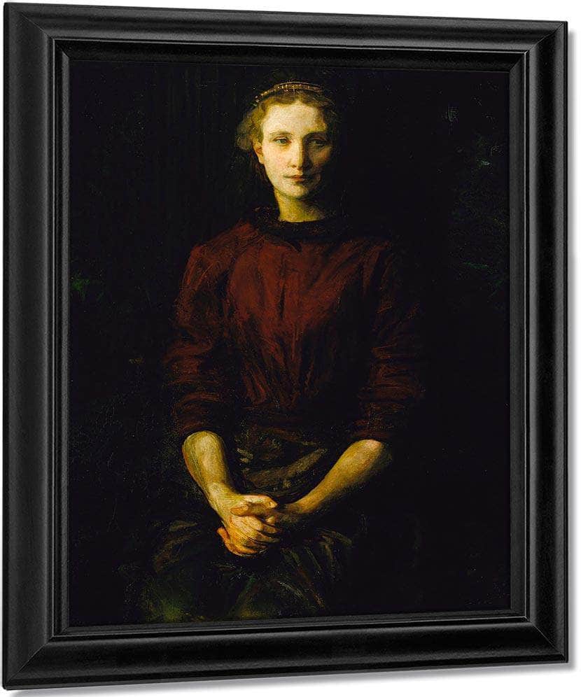 Portrait Of A Lady (Mrs. William B. Cabot) By Abbott Handerson Thayer Fine Art Print