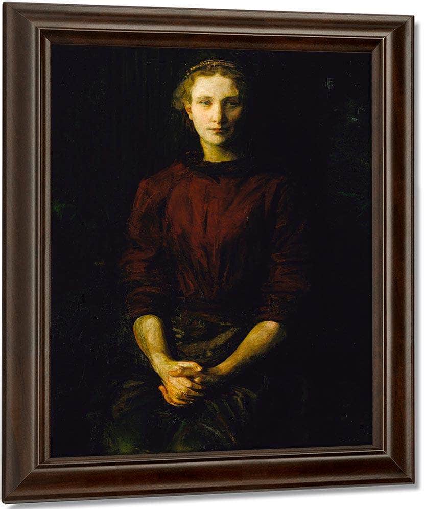 Portrait Of A Lady (Mrs. William B. Cabot) By Abbott Handerson Thayer Fine Art Print