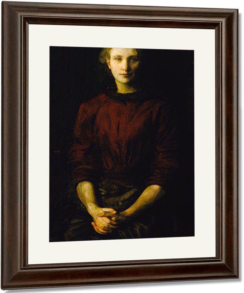 Portrait Of A Lady (Mrs. William B. Cabot) By Abbott Handerson Thayer Fine Art Print