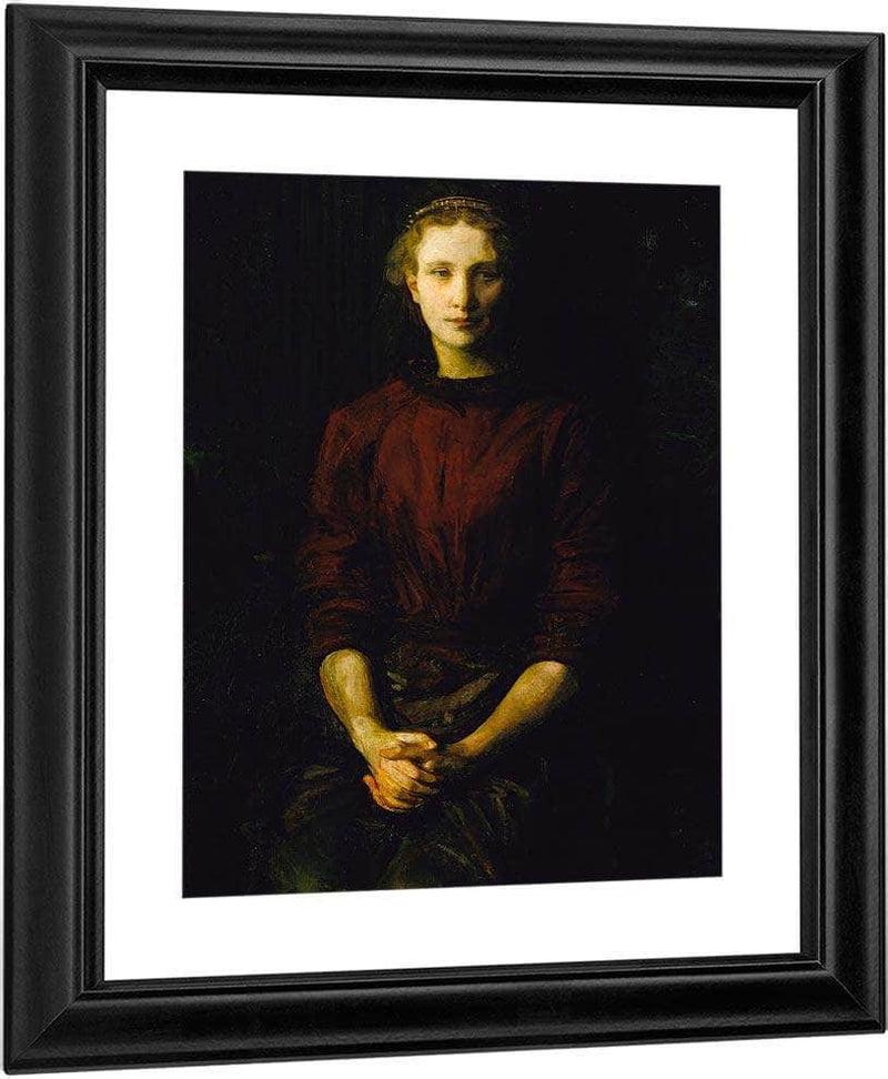 Portrait Of A Lady (Mrs. William B. Cabot) By Abbott Handerson Thayer Fine Art Print