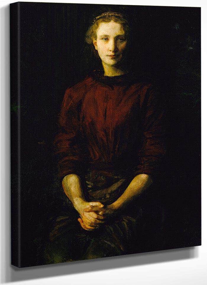 Portrait Of A Lady (Mrs. William B. Cabot) By Abbott Handerson Thayer Fine Art Print