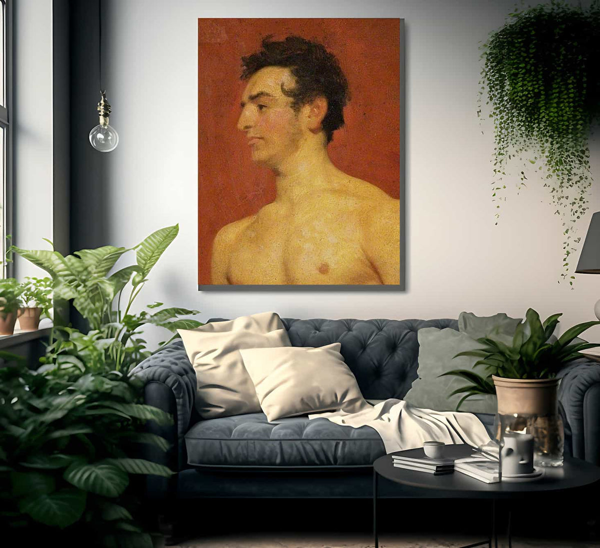 Portrait Of A Man 3 By William Etty Fine Art Print