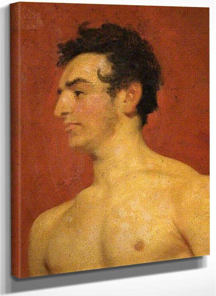 Portrait Of A Man 3 By William Etty Fine Art Print