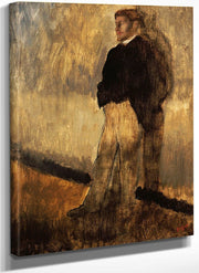 Portrait Of A Man By Edgar Degas Fine Art Print