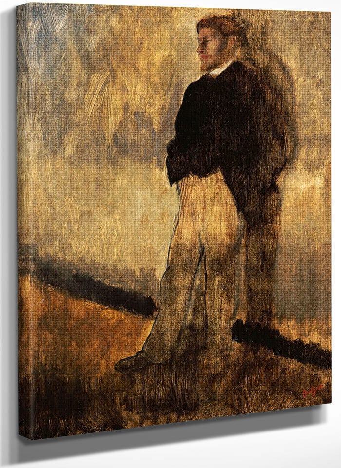 Portrait Of A Man By Edgar Degas Fine Art Print