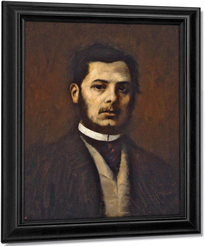 Portrait Of A Man By Edgar Degas Fine Art Print