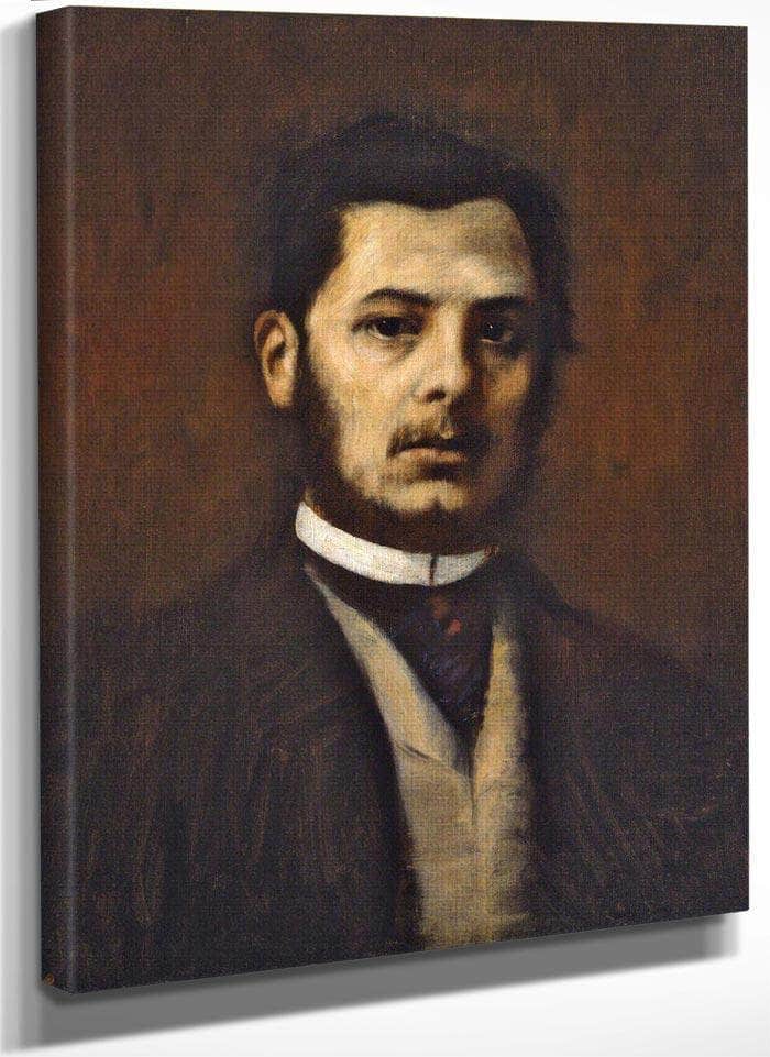 Portrait Of A Man By Edgar Degas Fine Art Print